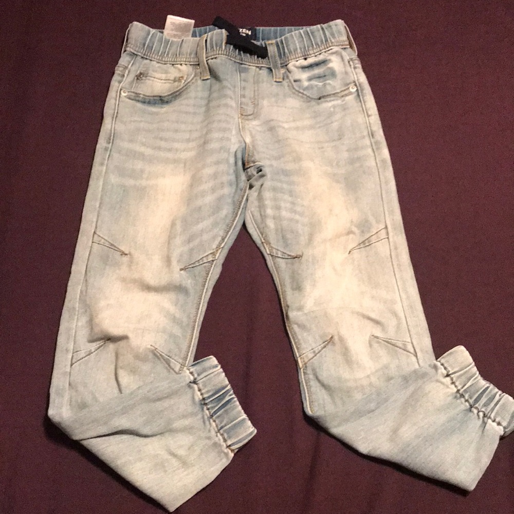 Denim joggers